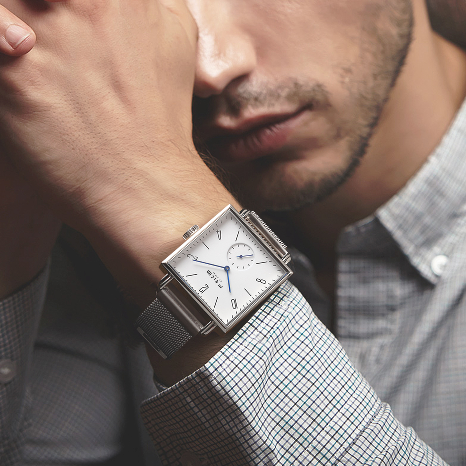 FM301 Square Automatic Watch For Men