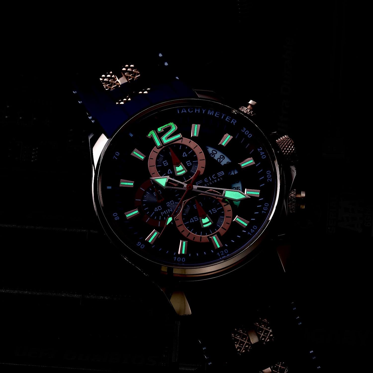 FK037 FEICE Men's Wristwatches Sport Waterproof Chronograph Analog Quartz Watch