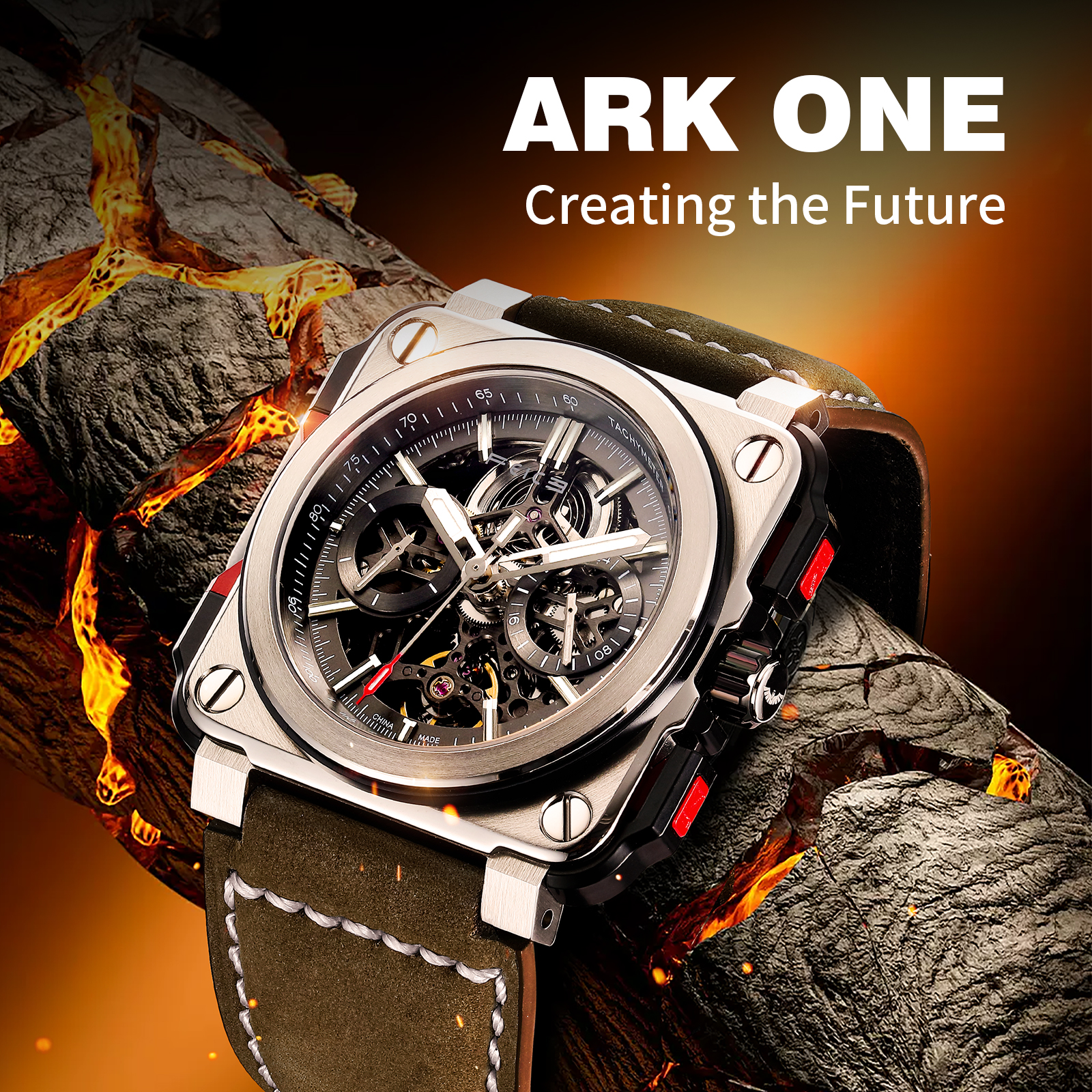 Titanium Exoskeleton Feice Watch- FM507