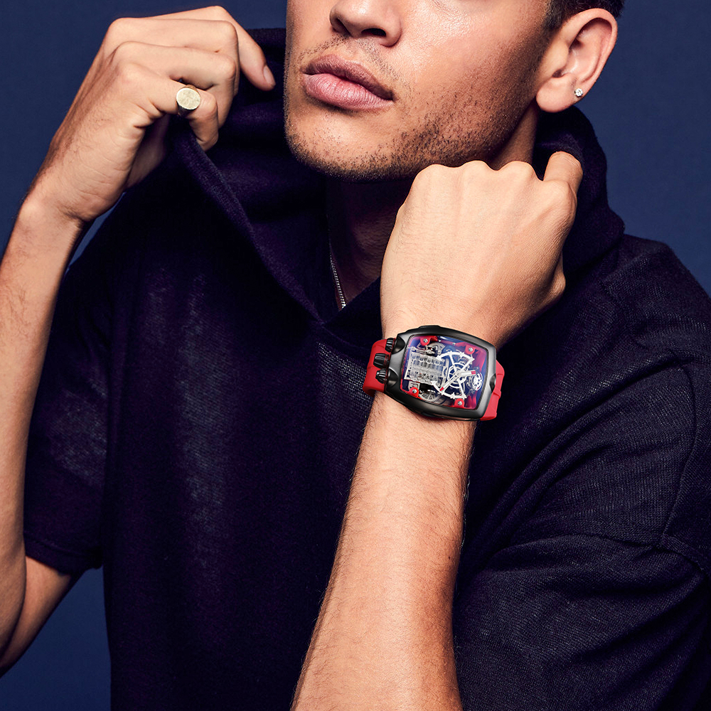 Luxury Skeleton Mechanical Watch -FM666