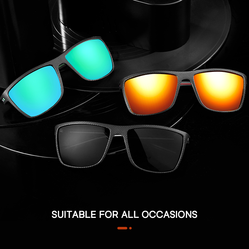 [3 Pairs] FEICE Polarized Unisex Sunglasses – UV Protection, Lightweight Square Frames for Everyday Outdoor Use, Summer 2025 Trends, Great Father's Day Gifts