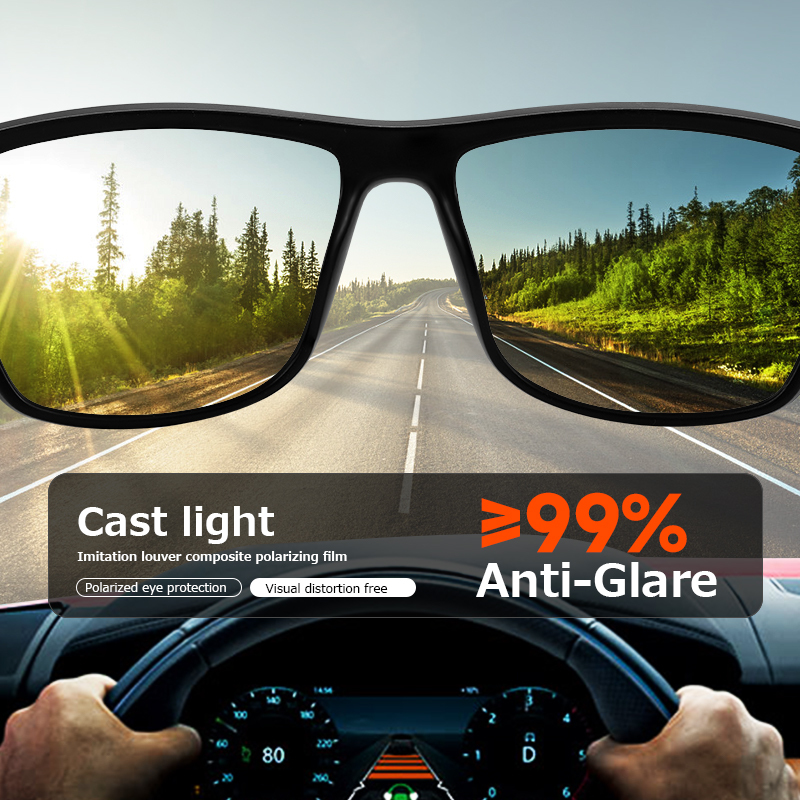 [3 Pairs] FEICE Polarized Unisex Sunglasses – UV Protection, Lightweight Square Frames for Everyday Outdoor Use, Summer 2025 Trends, Great Father's Day Gifts