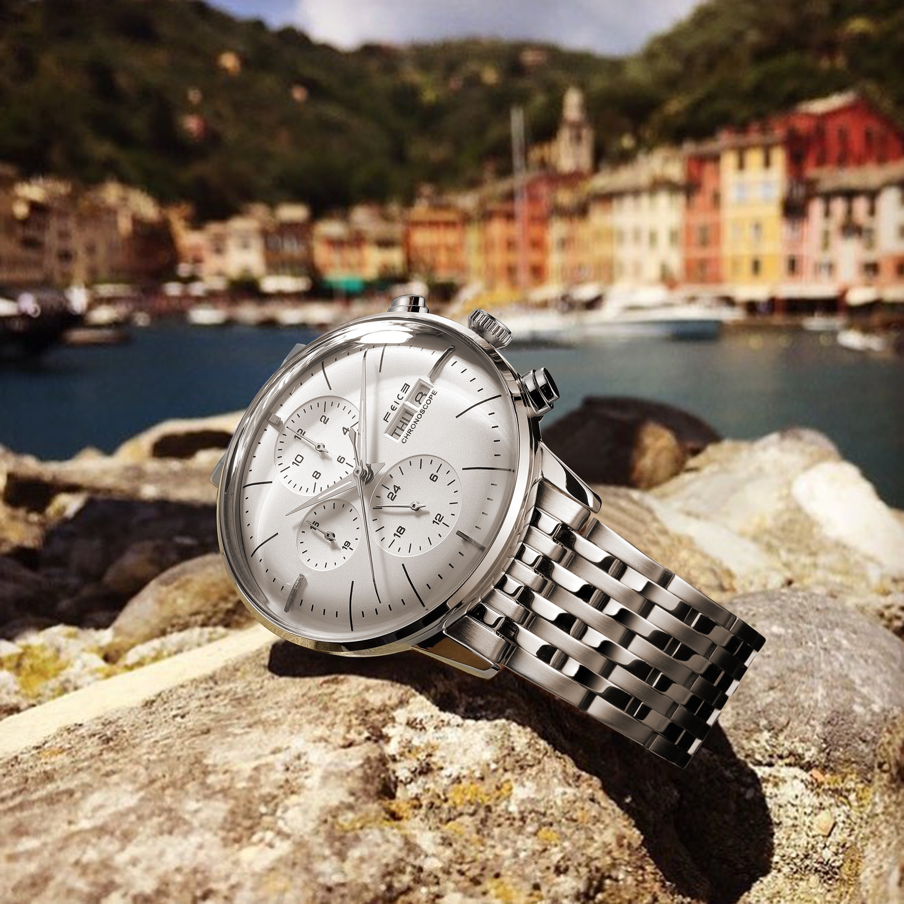 FM022 Multi Sub Dials Mechanical Dresswatch