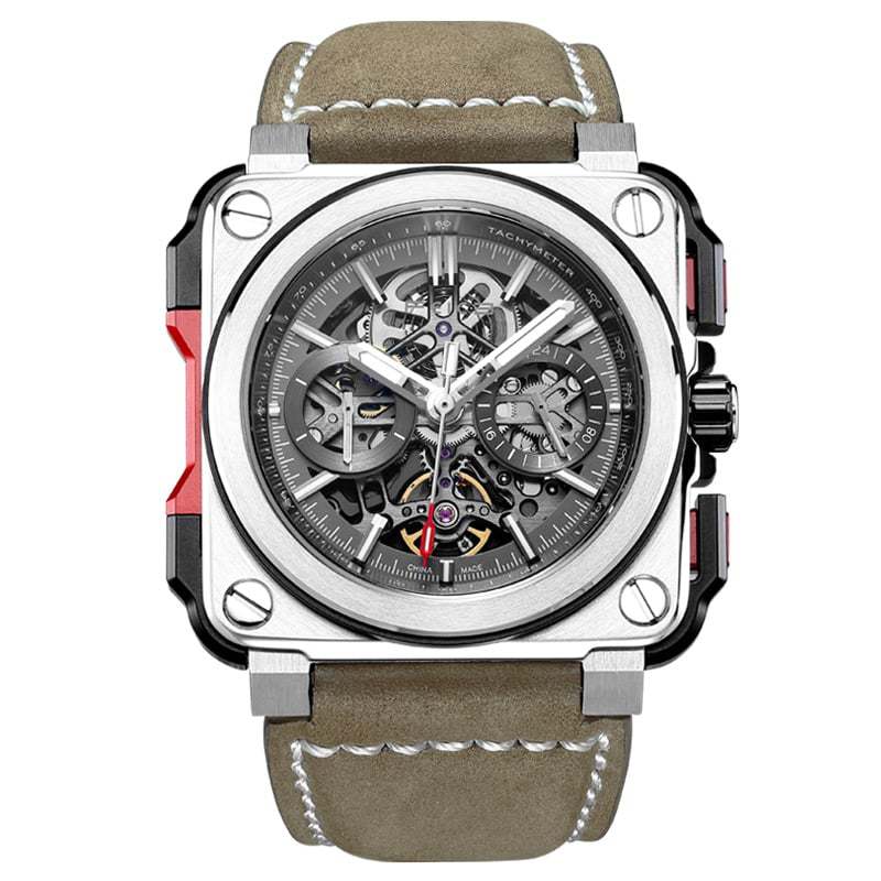 [New Arrival] Feice FM507 Men's Skeleton Mechanical Automatic Watch 10ATM Waterproof
