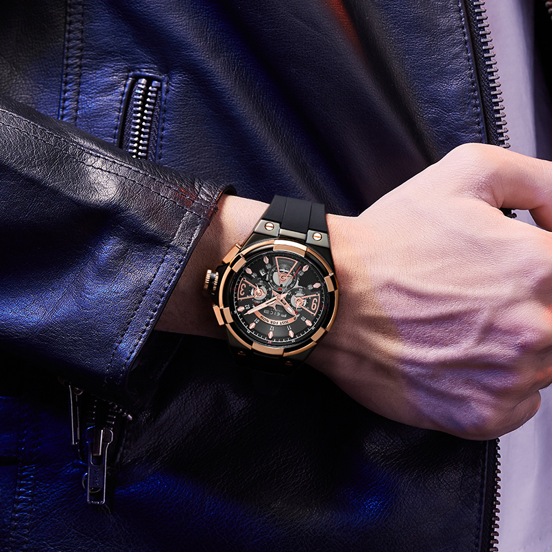 Feicewatch FK026 Casual multifunctional large dial quartz powered brand men's watch waterproof gift