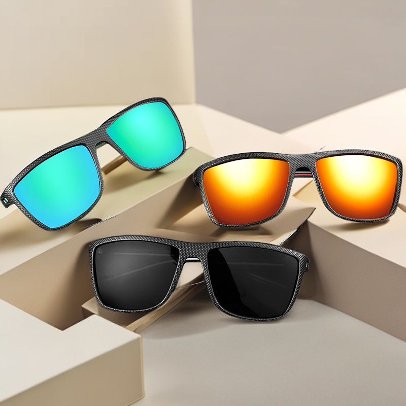 [3 Pairs] FEICE Polarized Unisex Sunglasses – UV Protection, Lightweight Square Frames for Everyday Outdoor Use, Summer 2025 Trends, Great Father's Day Gifts