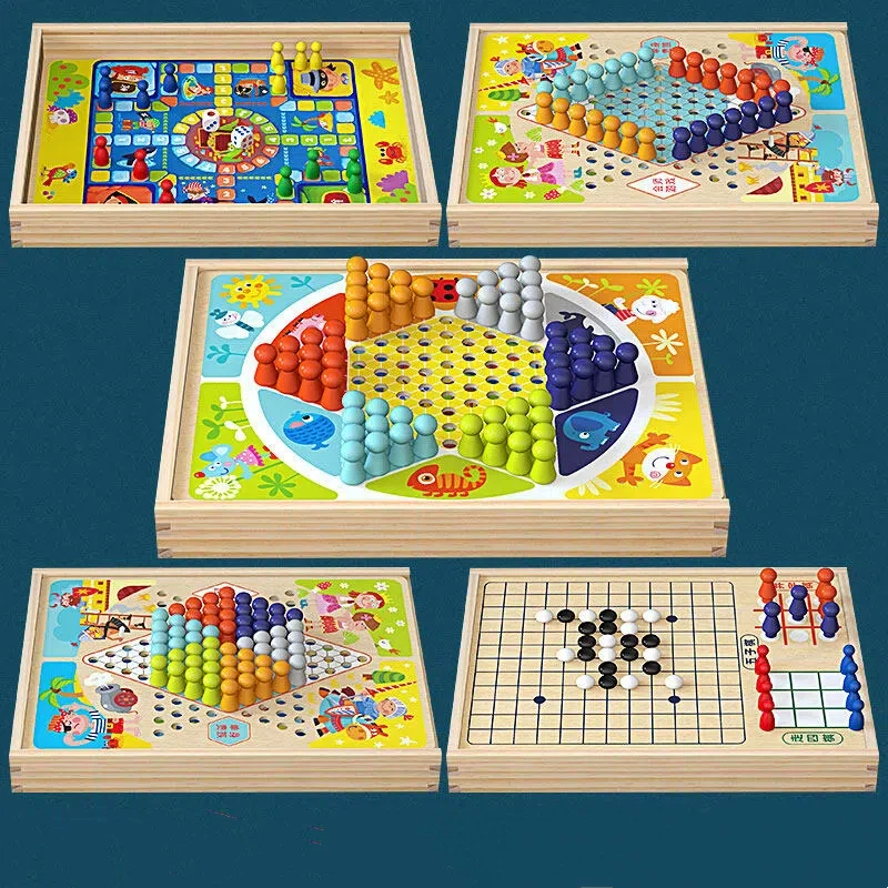 Multifunctional Seven in One Chess