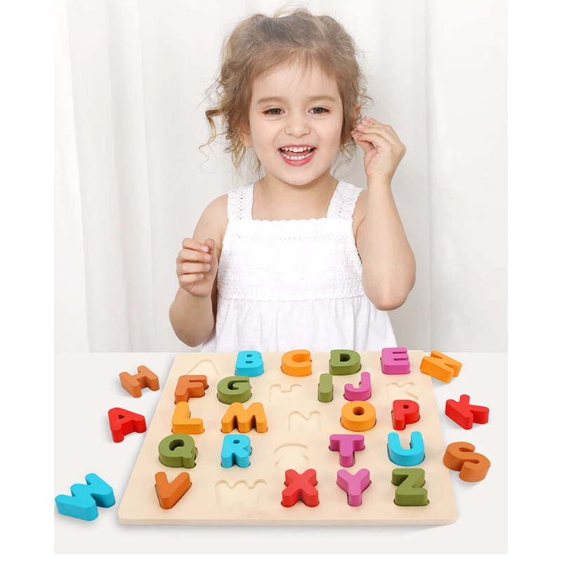Montessori Wooden Puzzle Set