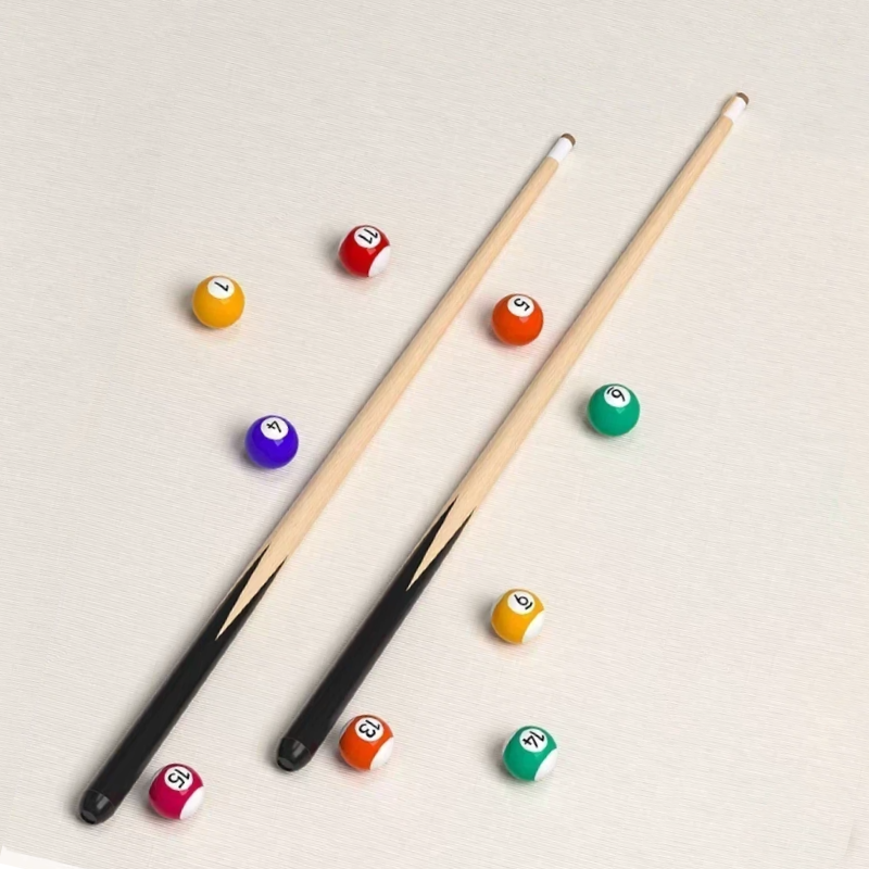 6-in-1 Wooden Tabletop Game Set with Billiards, Traffic Game, Battle Game, Curling, Pinball and Shuffleboard