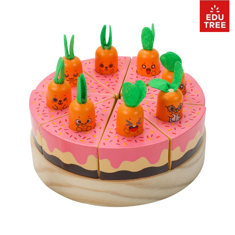 Carrot Bunny Magnetic Cake Toy