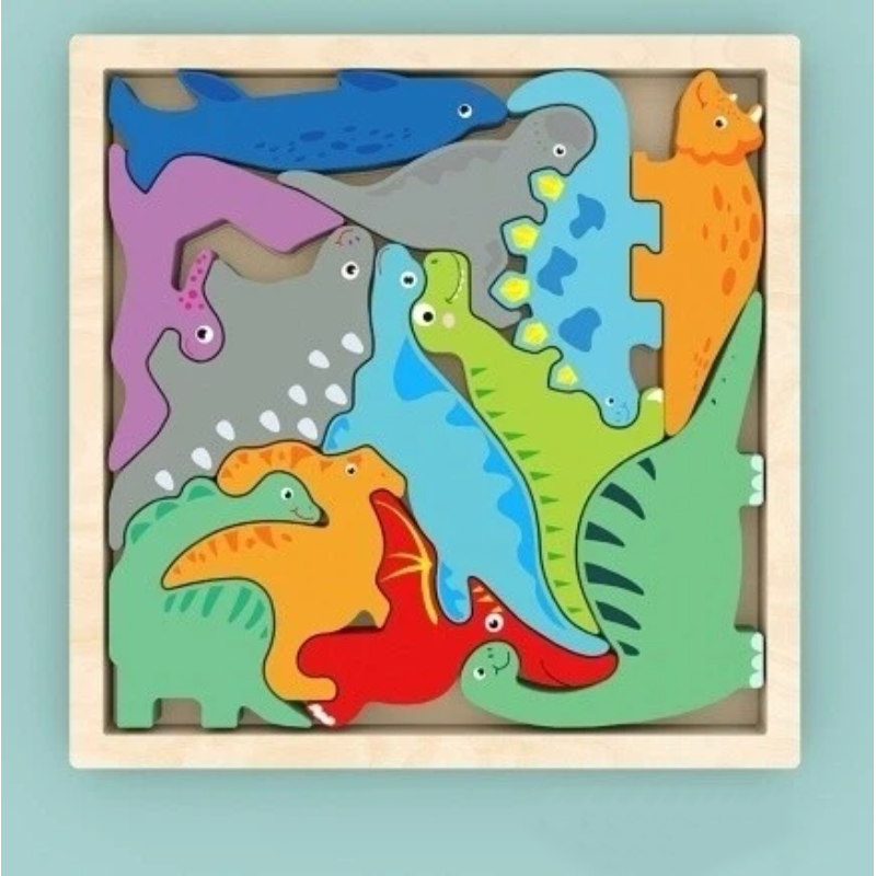 Wooden 3D Chunky Puzzle