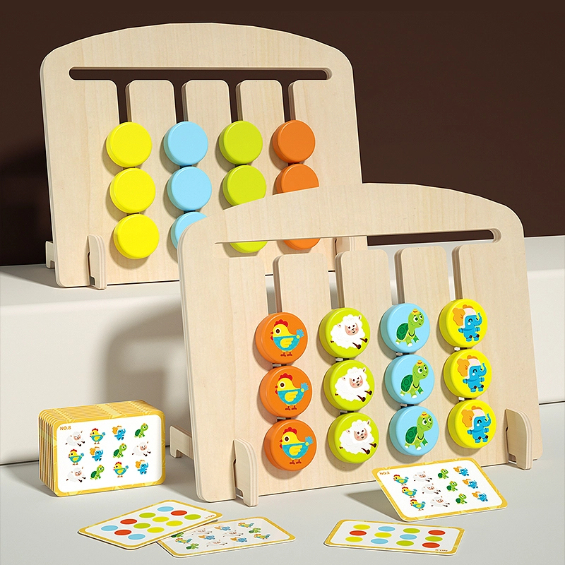 Wholesale Wooden Color & Position Matching Board Game | Montessori Logic Toy Supplier
