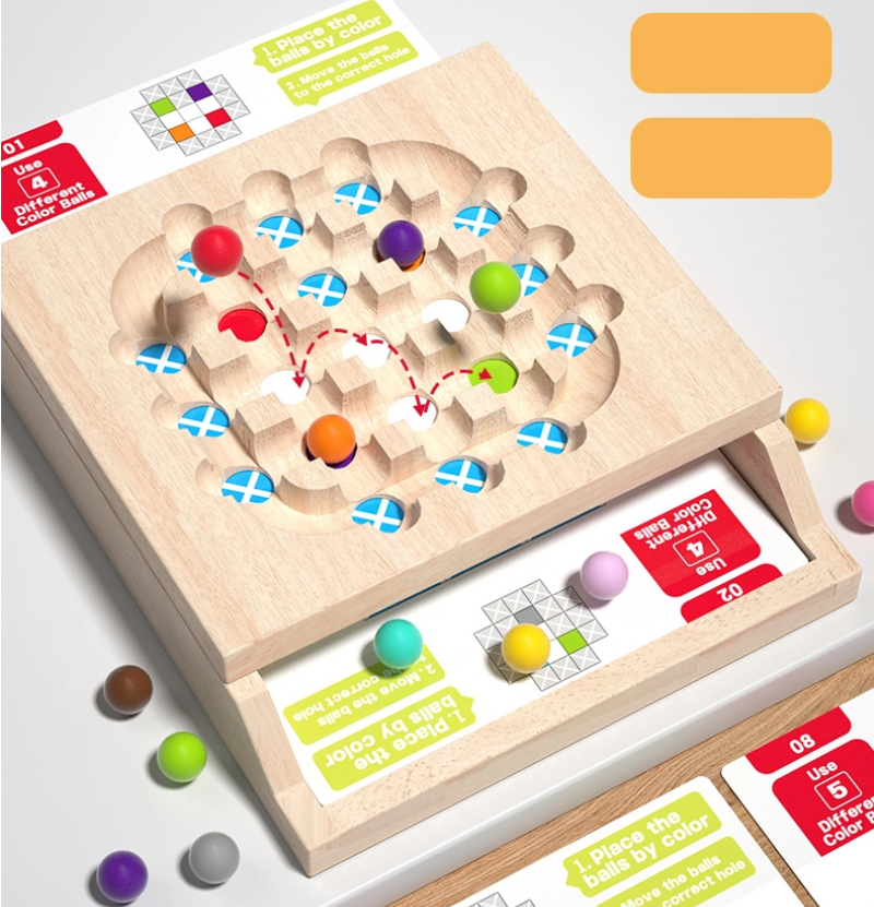 Moving Beads Illusion Puzzle