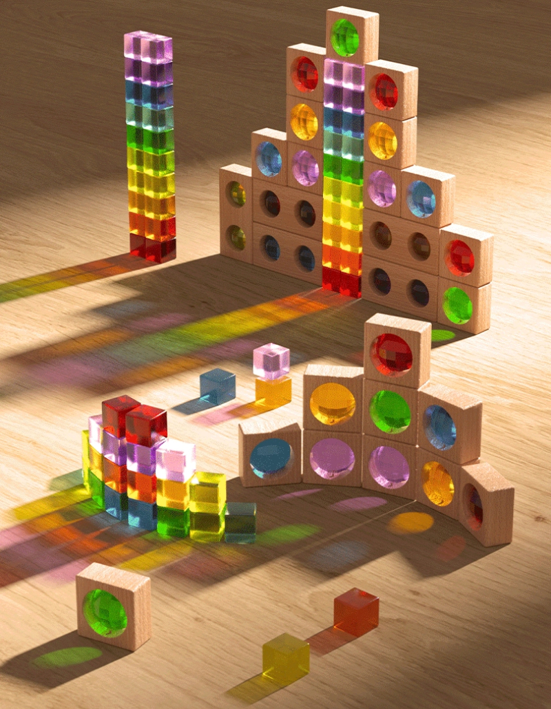 Rainbow Gem Blocks