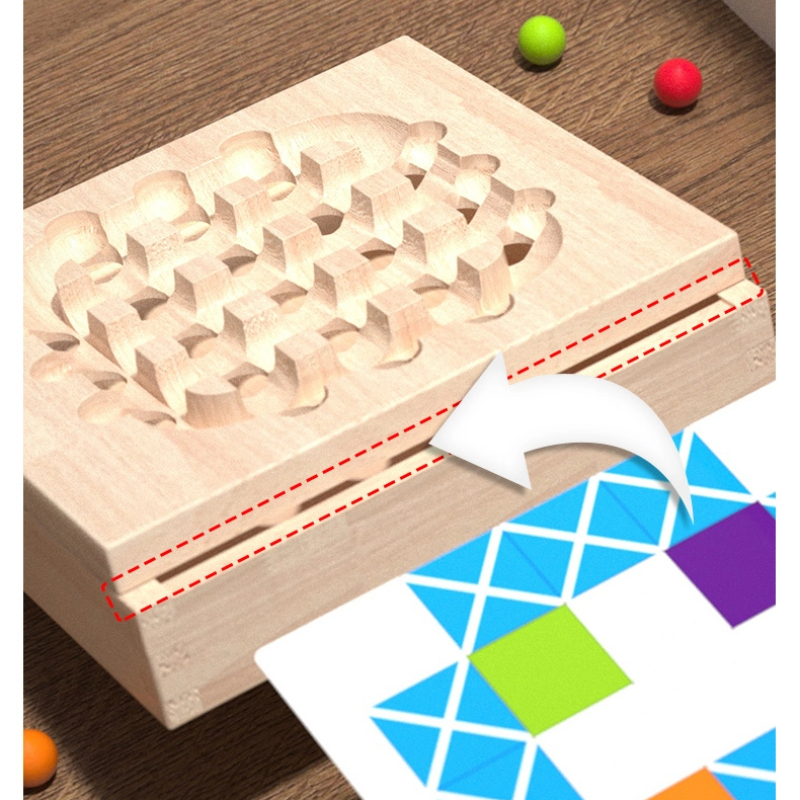 Moving Beads Illusion Puzzle