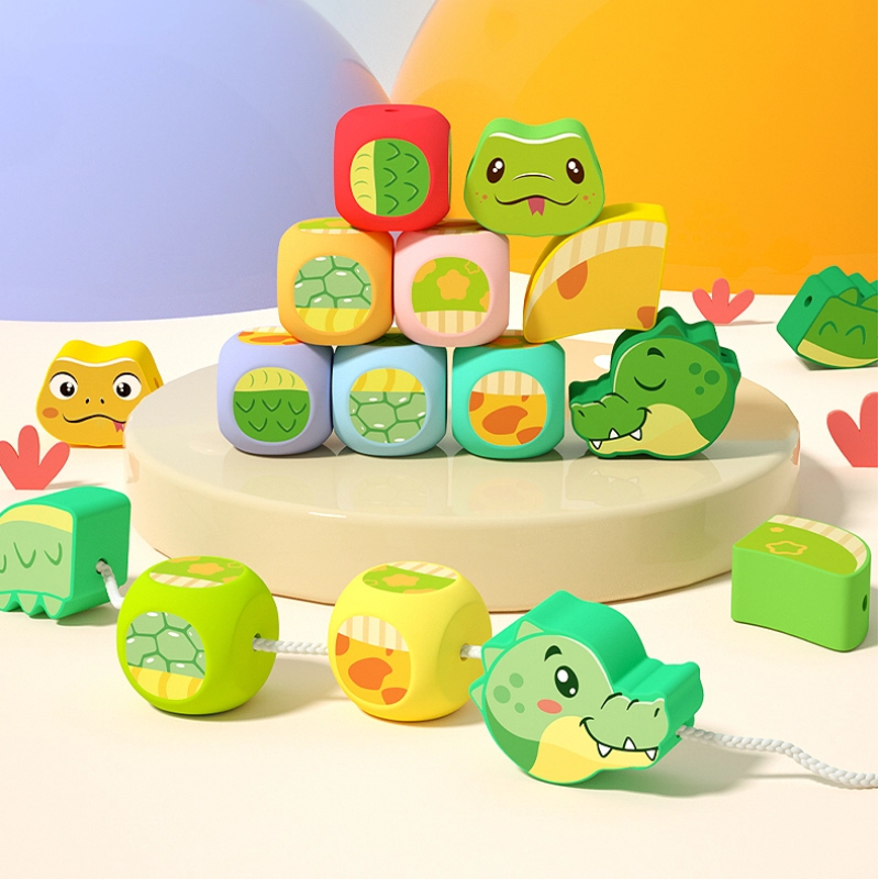 Animal dice beads