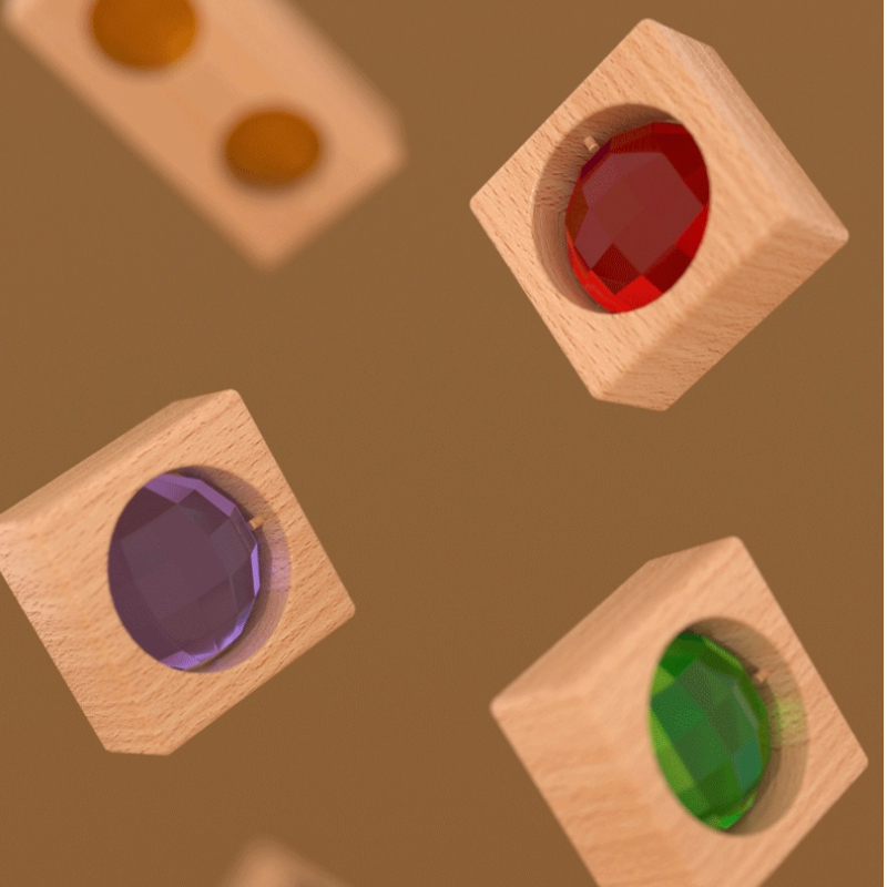 Rainbow Gem Blocks