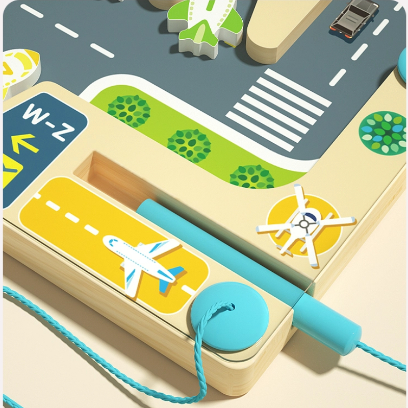 Wholesale Wooden Magnetic Alphabet Maze Board | Montessori Educational Toy Supplier