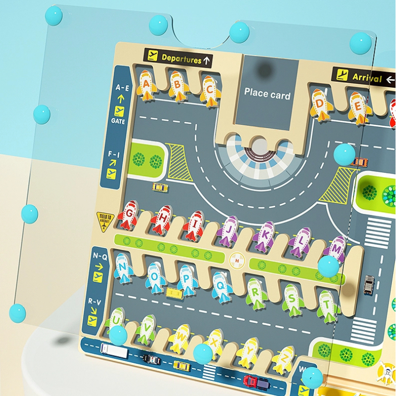 Wholesale Wooden Magnetic Alphabet Maze Board | Montessori Educational Toy Supplier