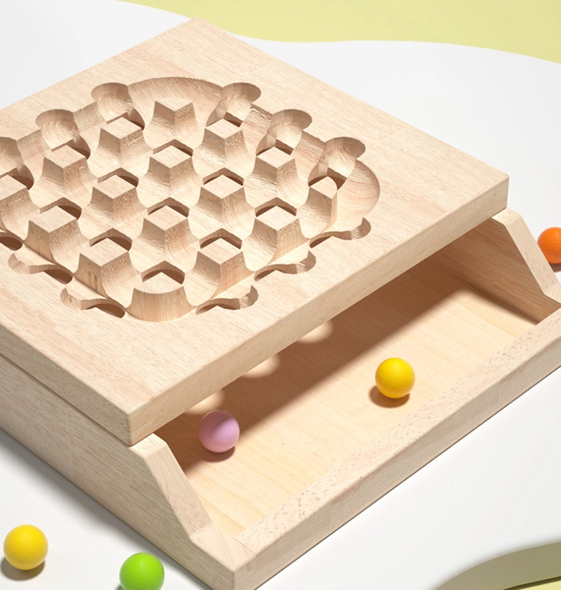 Moving Beads Illusion Puzzle