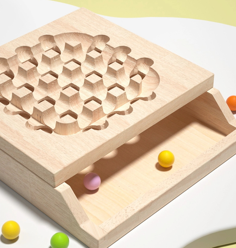 Moving Beads Illusion Puzzle