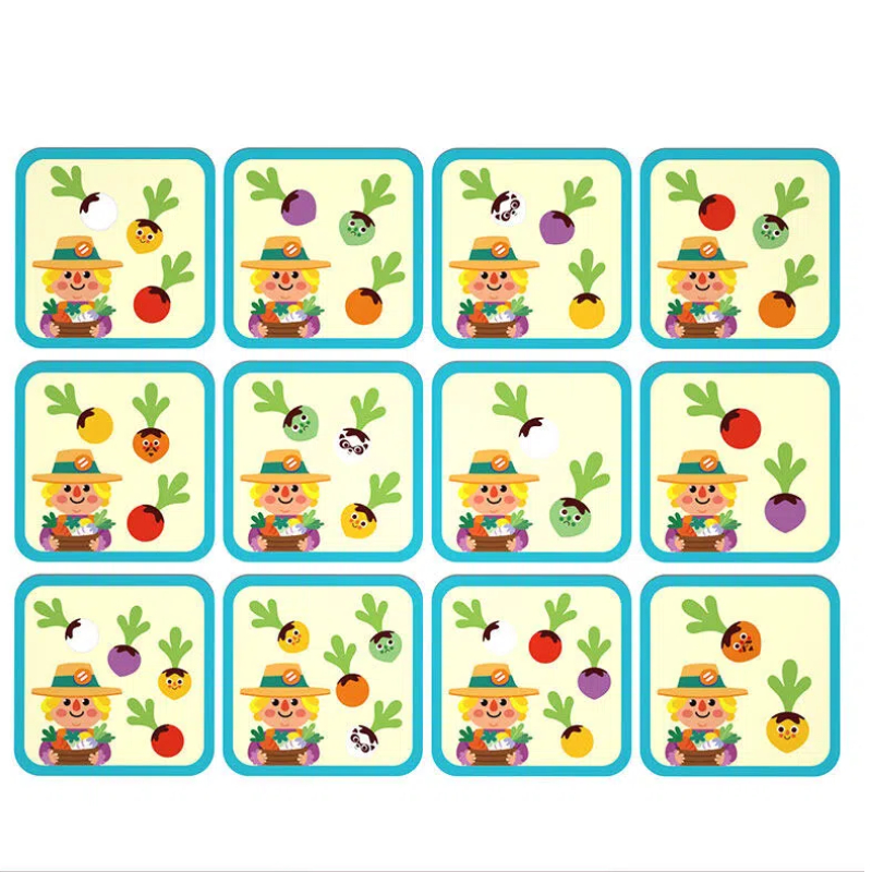 Wooden Radish Pulling Game