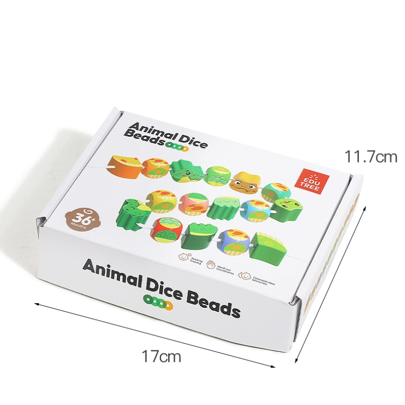 Animal dice beads
