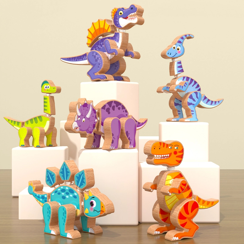 Jurassic Wooden Dinosaur Assembly Set