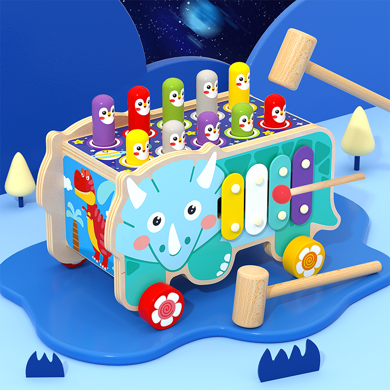 Whack-a-Mole Game (Dinosaur)