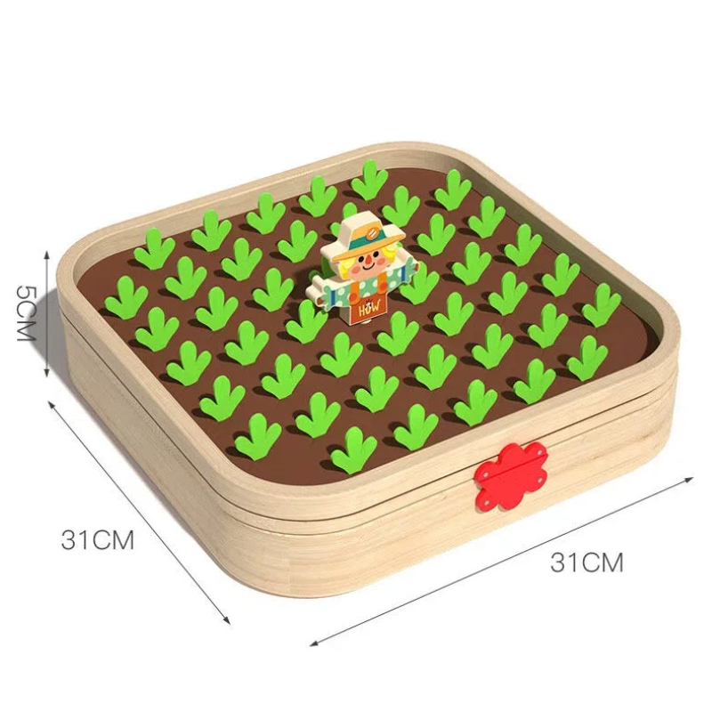 Wooden Radish Pulling Game