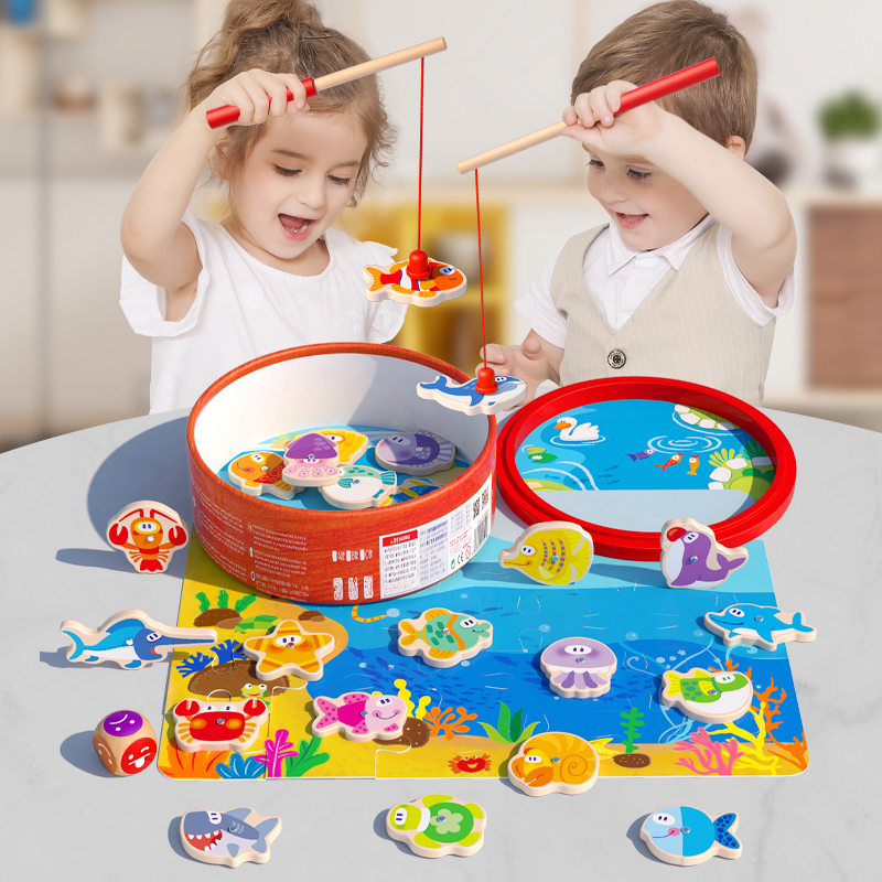 Early Education Magnetic Fishing Bucket