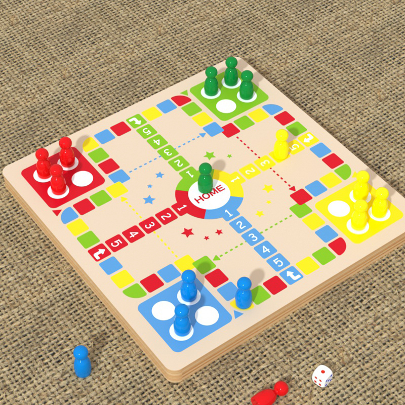 Wooden Color Sorting & Board Game Set | Montessori Fine Motor Skill Toy for Wholesale & OEM