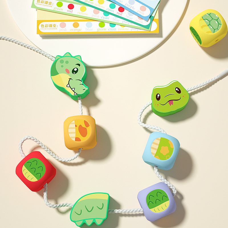 Animal dice beads