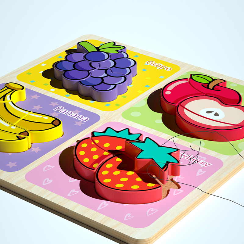 Cartoon Four in One Puzzle (Plastic Seal)