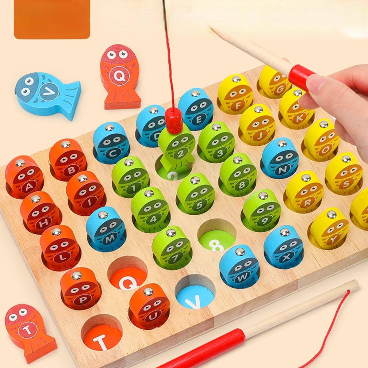 Educational Fishing Game for Letters and Numbers