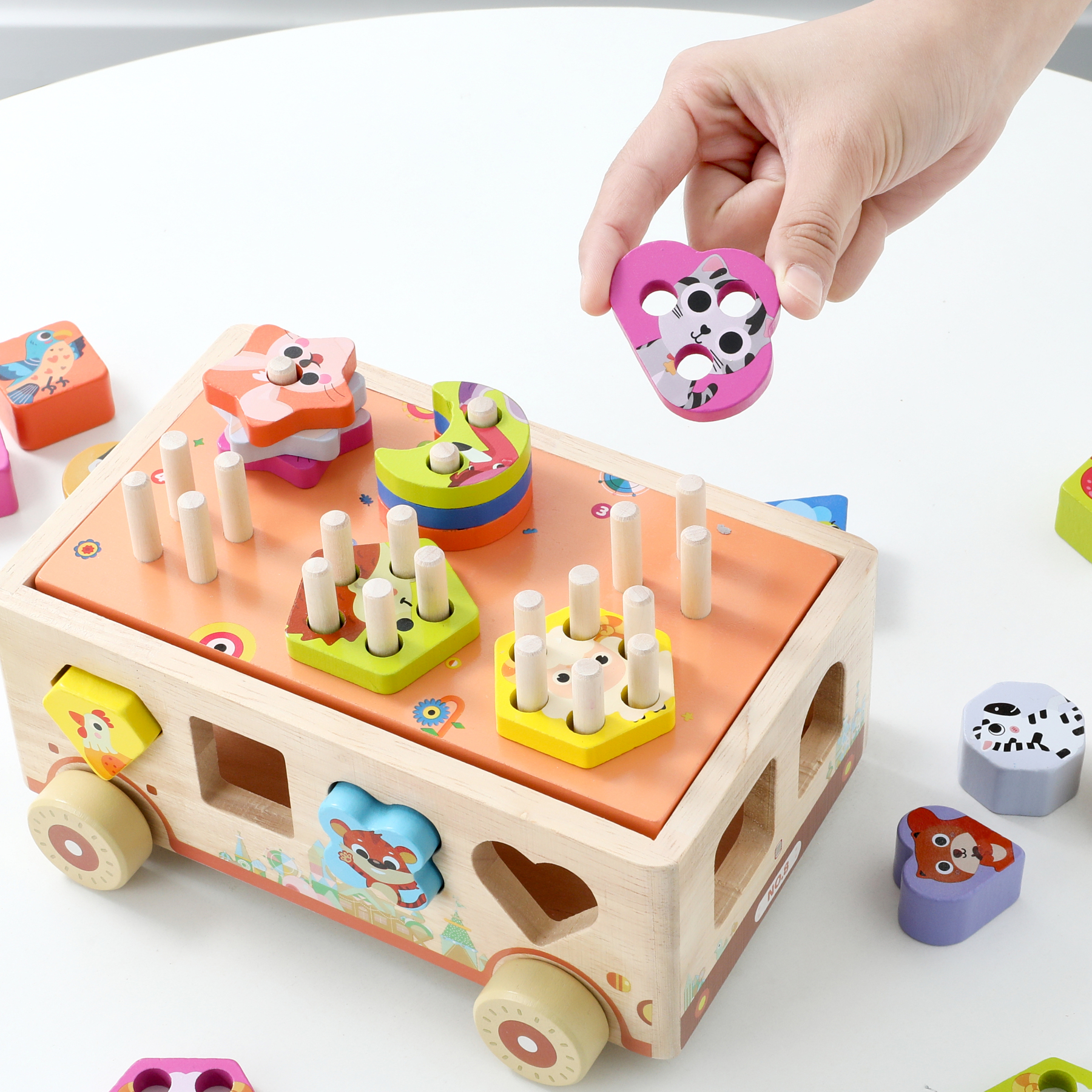 Wooden Intelligence Car