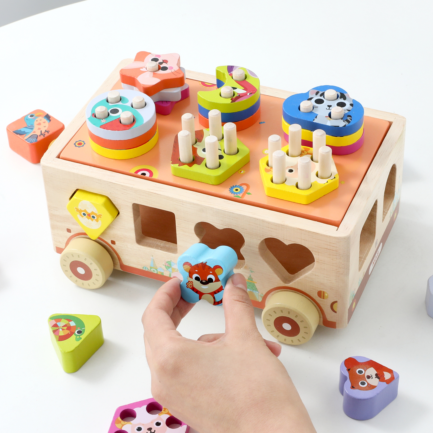 Wooden Intelligence Car