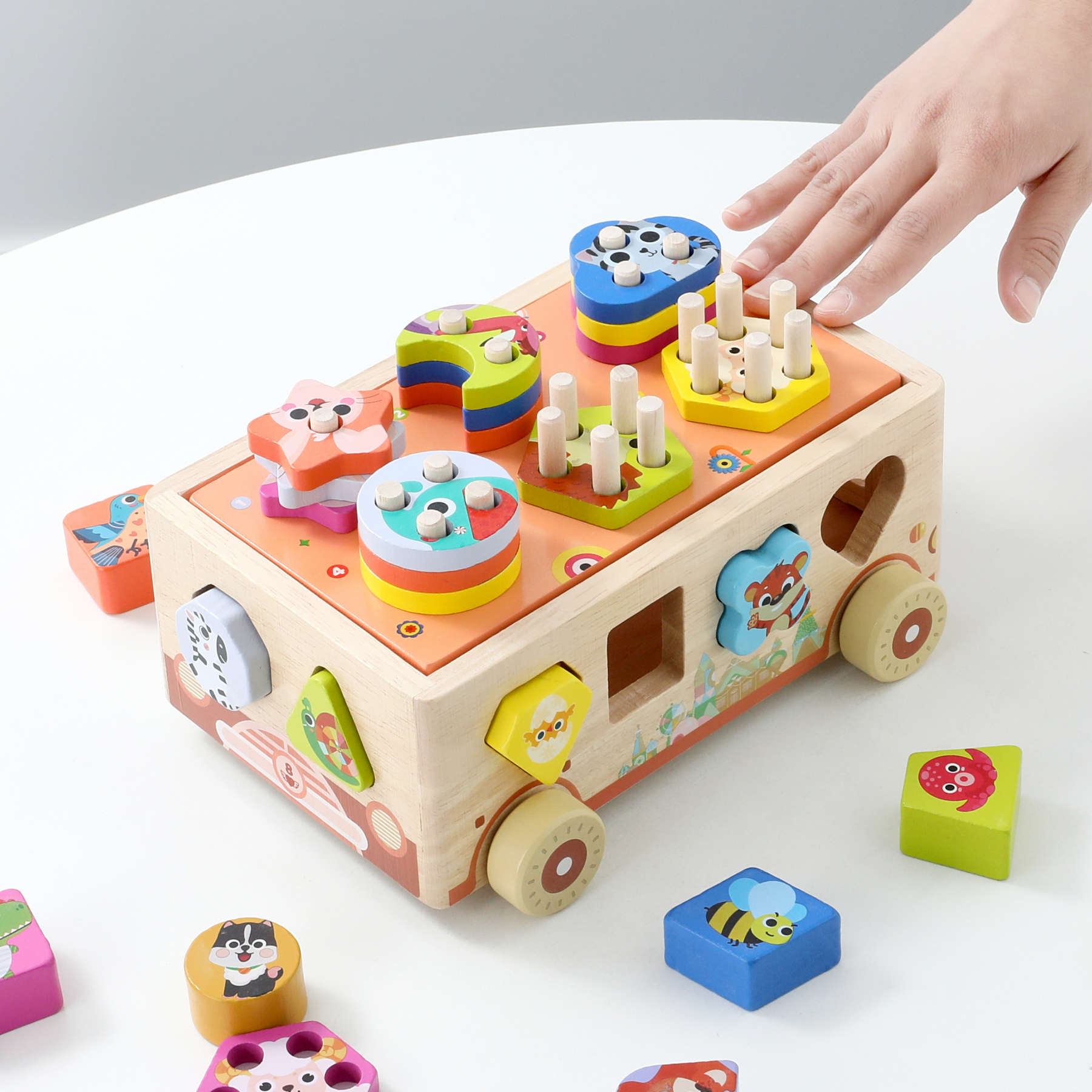 Wooden Intelligence Car