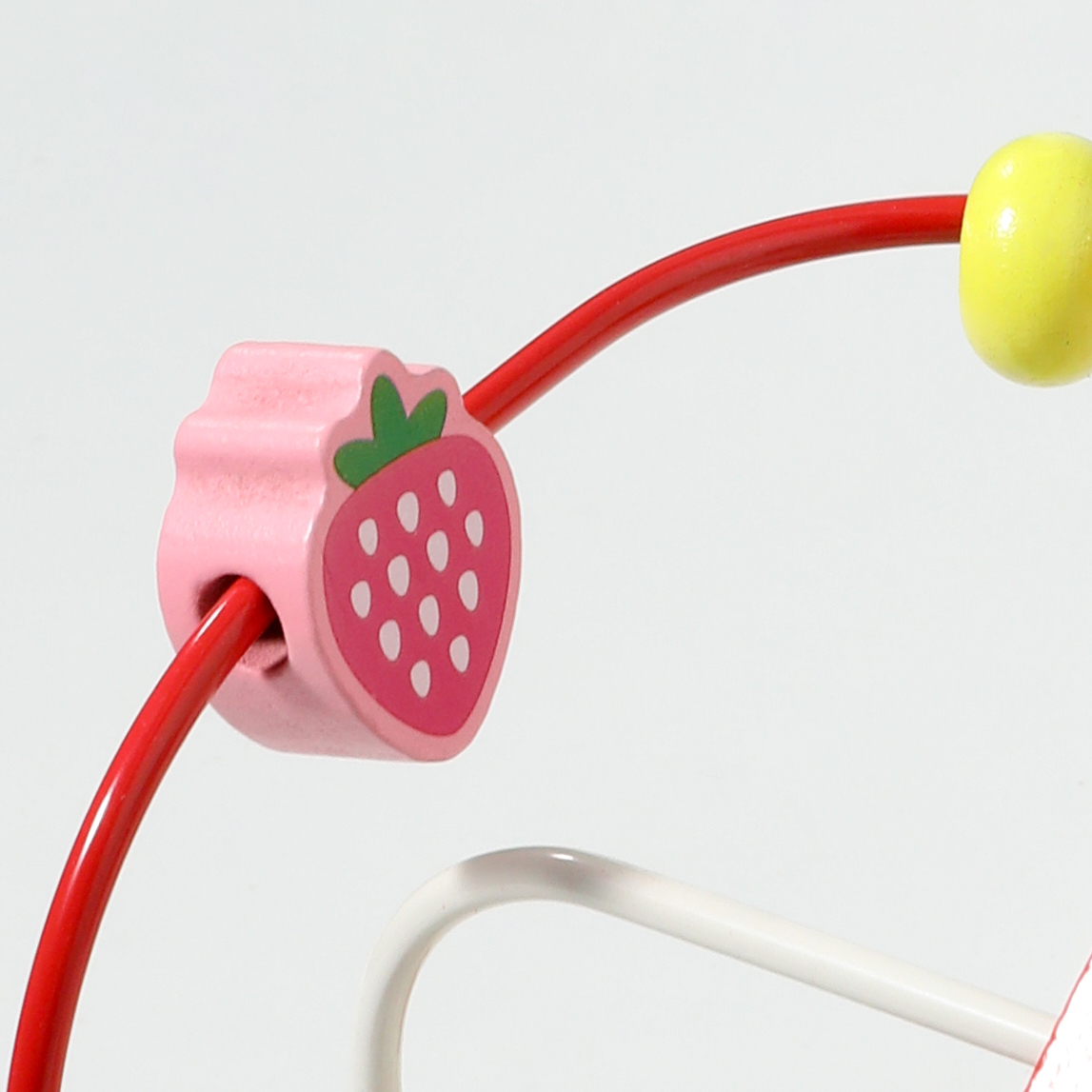 Puzzle Fruit Round Beads