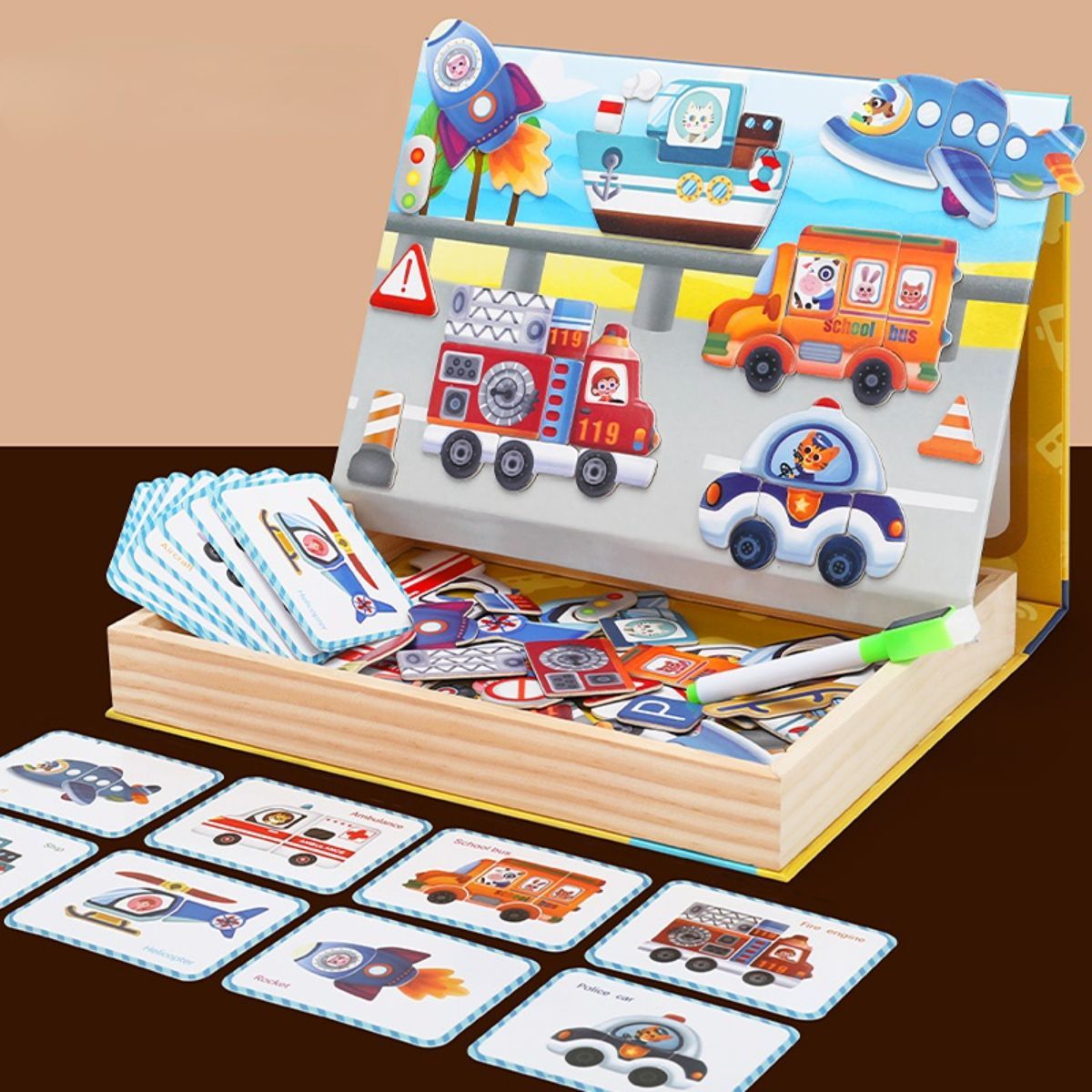 Educational Transport Puzzle Toy
