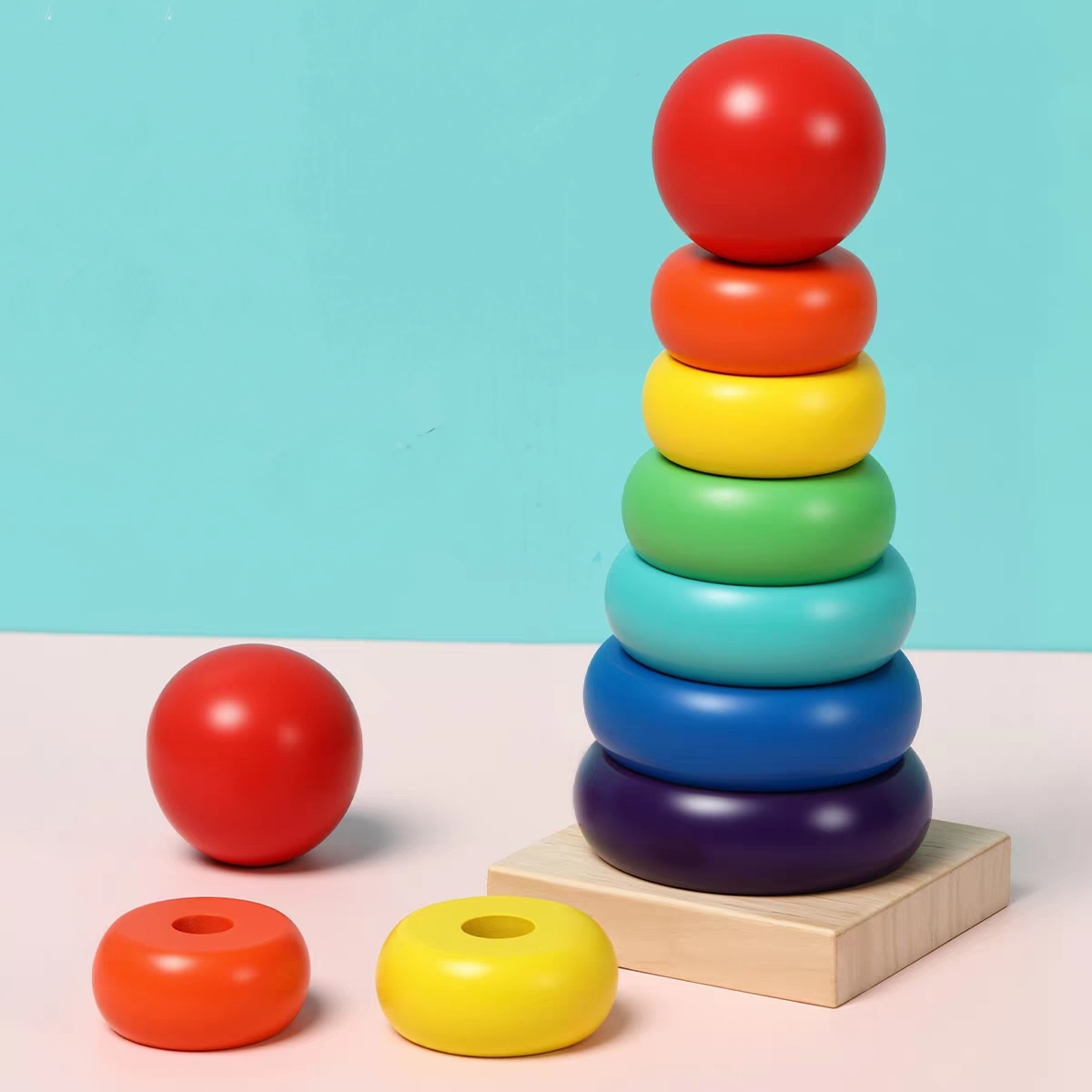Rainbow Tower Jenga