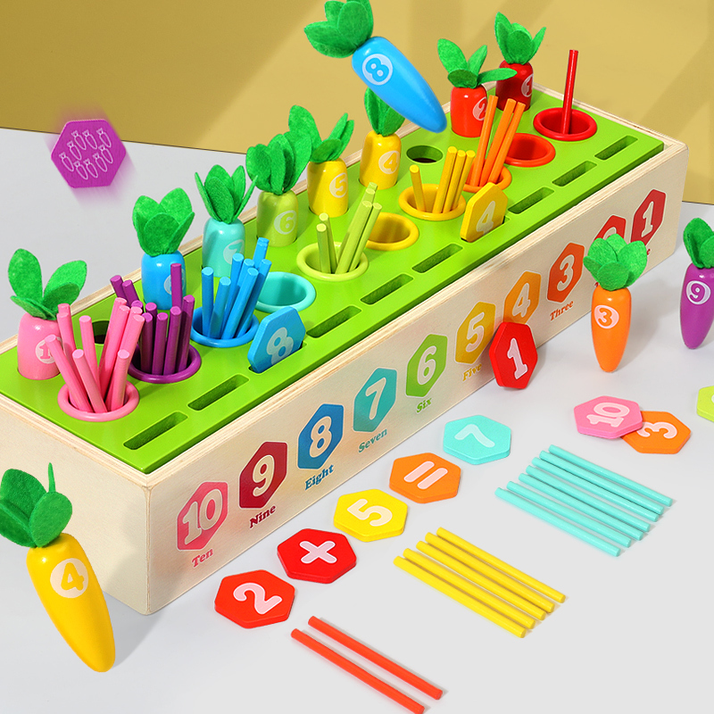 Carrot counting pairing car (color box)