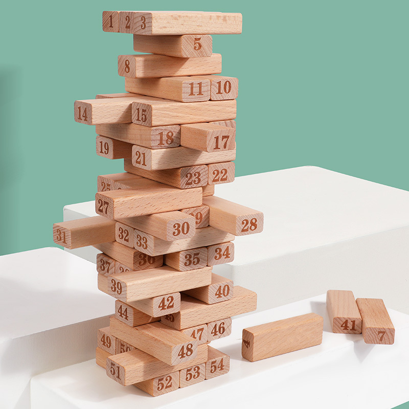 54 beech wood digital stacking height