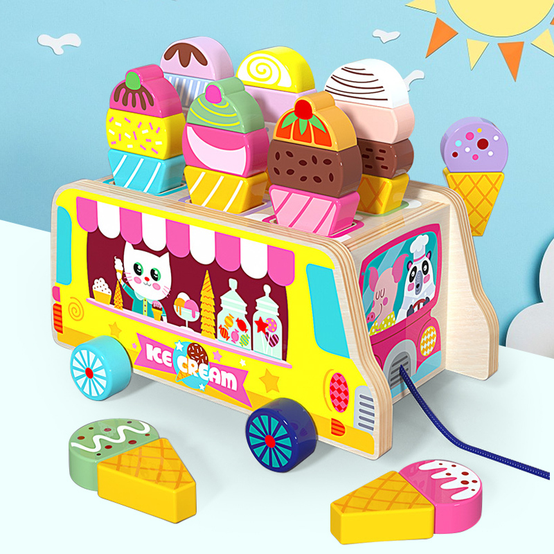 Tug truck ice cream truck