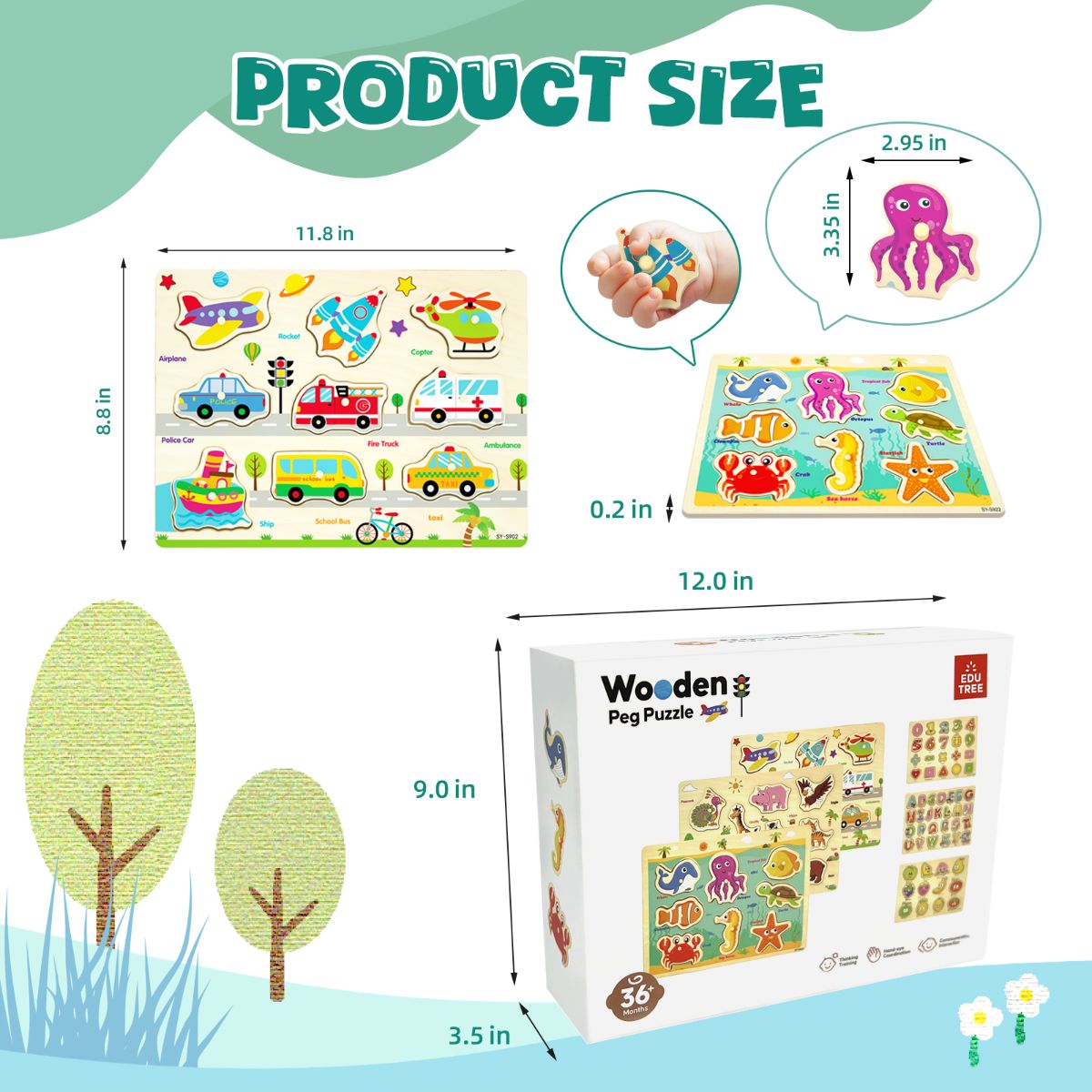 Children's skill development board.