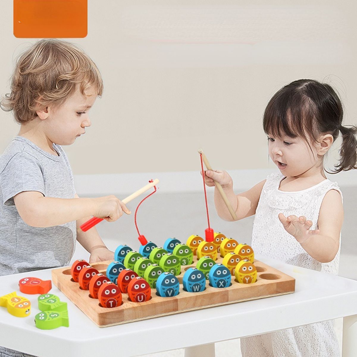 Educational Fishing Game for Letters and Numbers