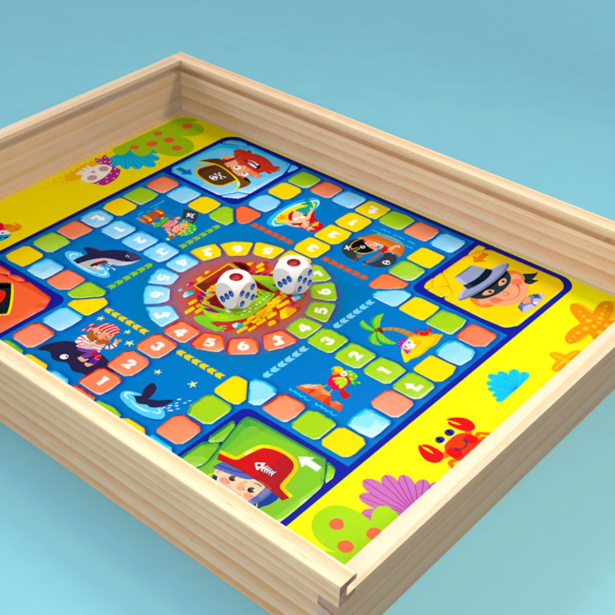 4-in-1 Education Board Game
