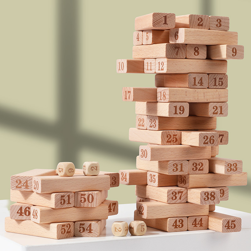 54 beech wood digital stacking height