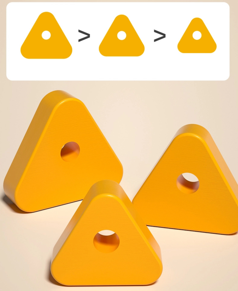 Montessori Wooden Shape Stacking Train | Educational Wooden Toy for Toddlers | Wholesale Preschool Learning Toy