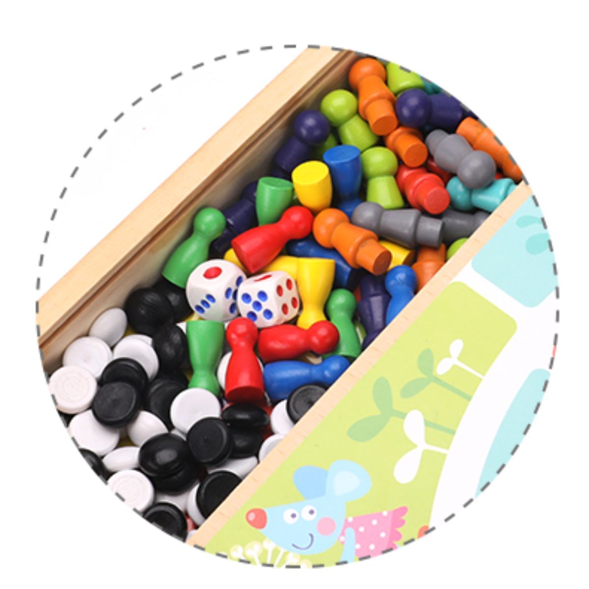 4-in-1 Education Board Game